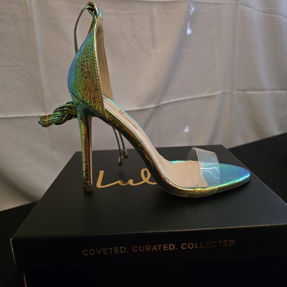 Lulus Shoes - Lulu's LEDAH Hologram Snake Stiletto Heel